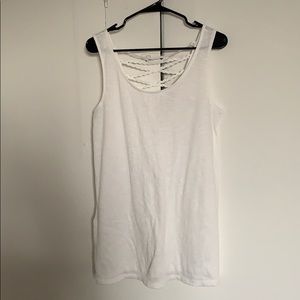 White swimsuit coverup